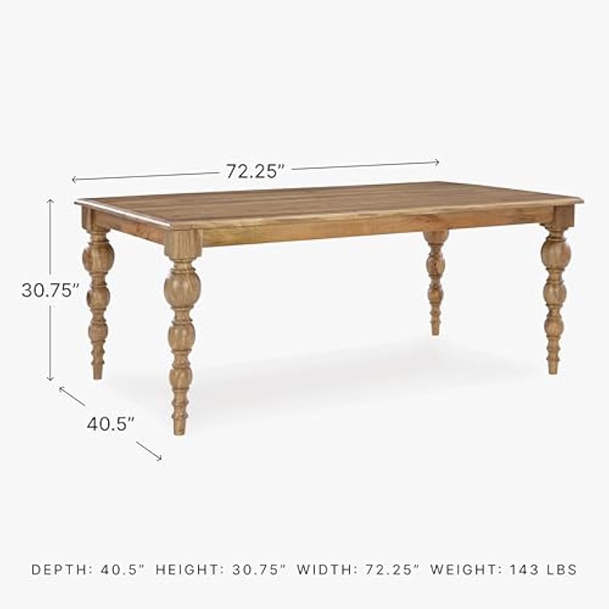 Signature Design by Ashley Rybergston Casual Dining Table with 4 Legs, Light Brown