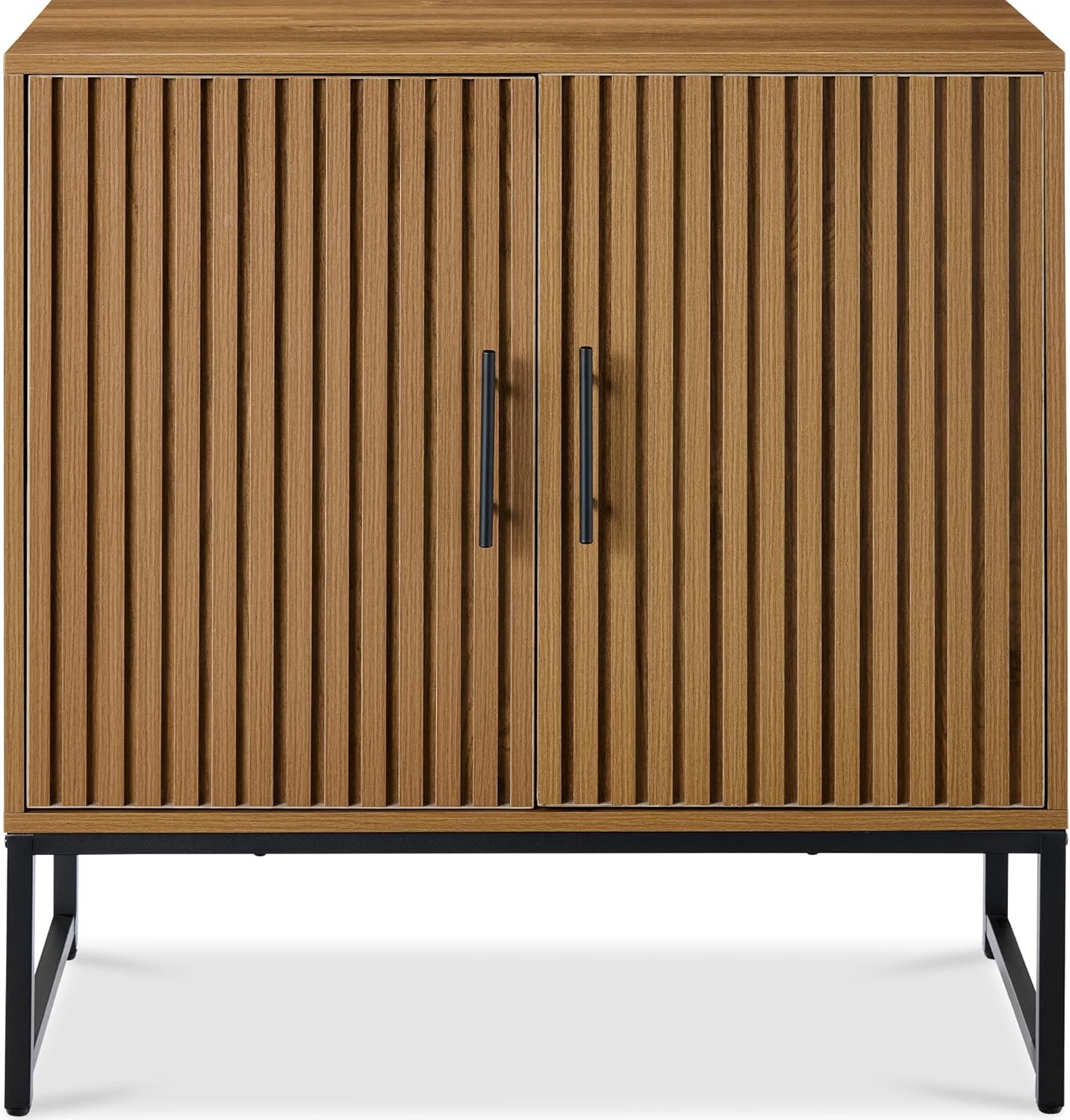Best Choice Products 2-Door Rattan Storage Cabinet, Accent Furniture, Multifunctional Cupboard for Living Room, Hallway, Kitchen, Sideboard, Buffet Table w/Non-Scratch Foot Pads - Natural