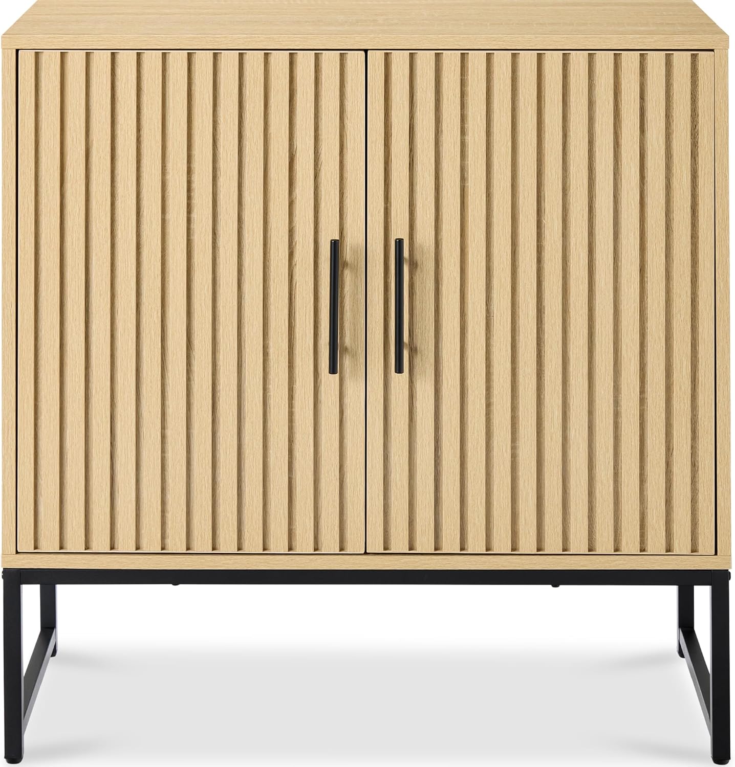 Best Choice Products 2-Door Rattan Storage Cabinet, Accent Furniture, Multifunctional Cupboard for Living Room, Hallway, Kitchen, Sideboard, Buffet Table w/Non-Scratch Foot Pads - Natural